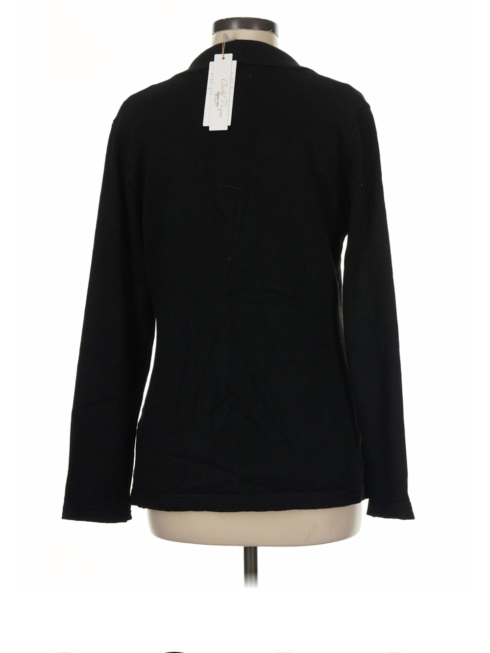 Belle Poque Vintage Cardigan Sweater Blazer, Black, M, NWT - Picture 9 of 13